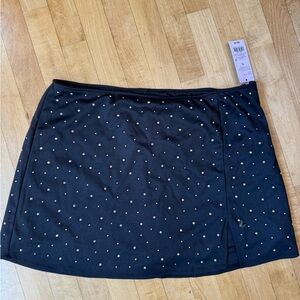 Wild Fable Blue Sequin A-Line Mini Skirt & Old Navy Blue skort